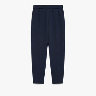 Double Face Knitted Pants, COLD NIGHT BLUE, hi-res