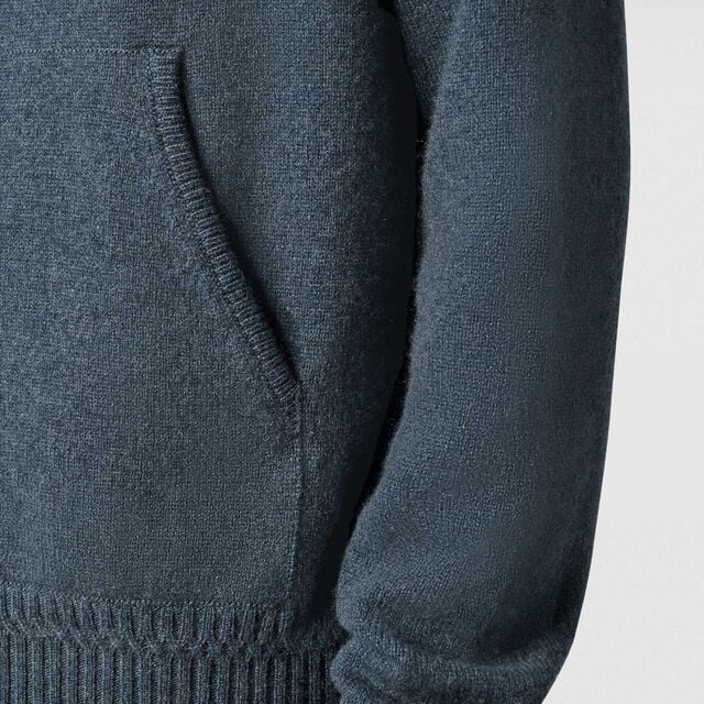 Classic Cashmere Zip-up Hoodie, DEEP EMRALD BLUE, hi-res 5