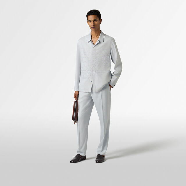 Surchemise avec Broderie Scritto