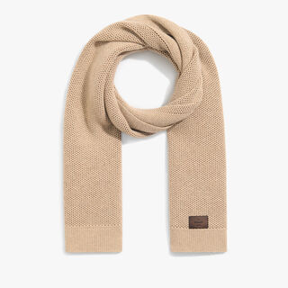 Wool & Cashmere Scarf, FLUFFY BEIGE, hi-res