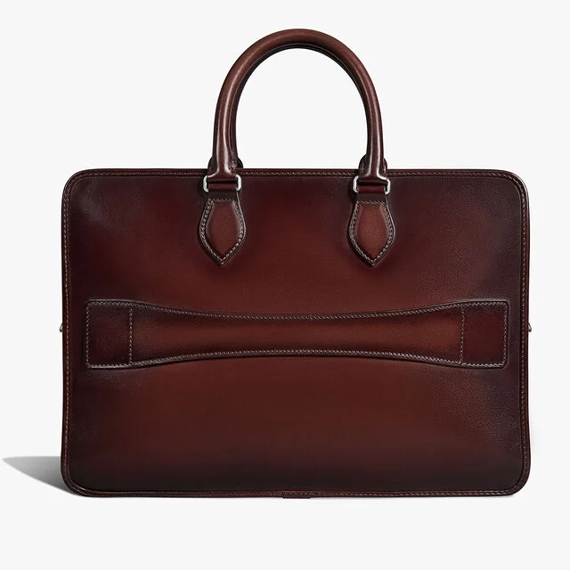 Un Jour Pocket Leather Briefcase