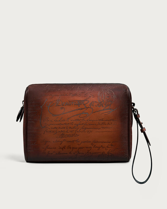 Pochette Zipp&eacute;e Rosewood, Cacao Intenso, hi-res