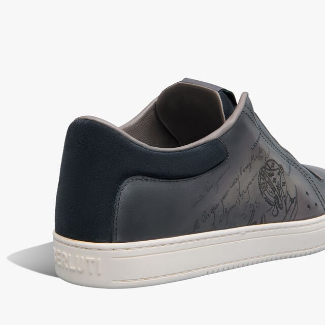 Playtime Scritto Leather Slip-On, GRAPHITE MOSS, hi-res 5