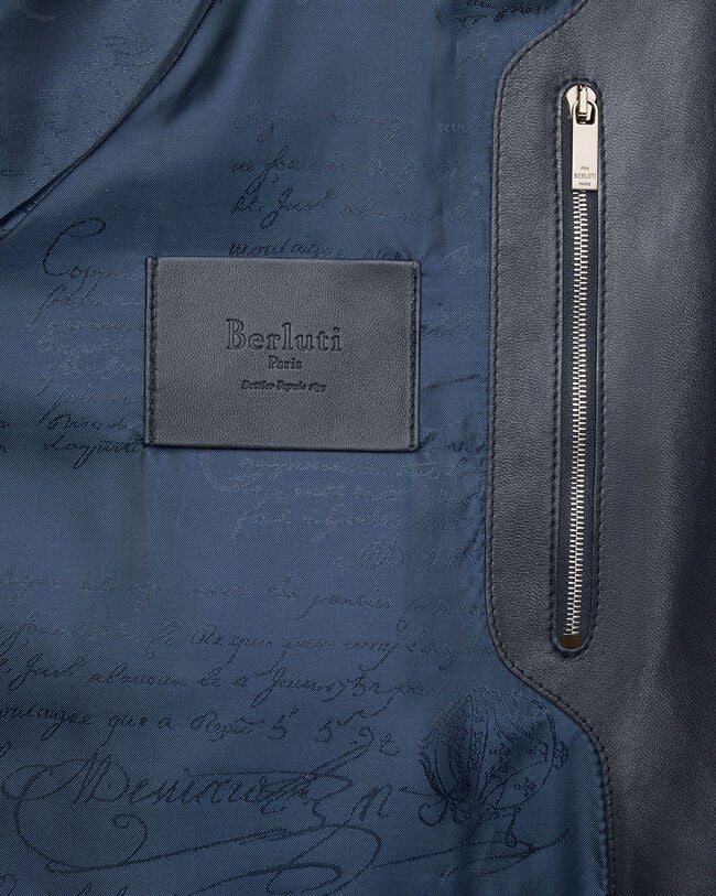 Leather Tracksuit, Cold Night Blue, hi-res