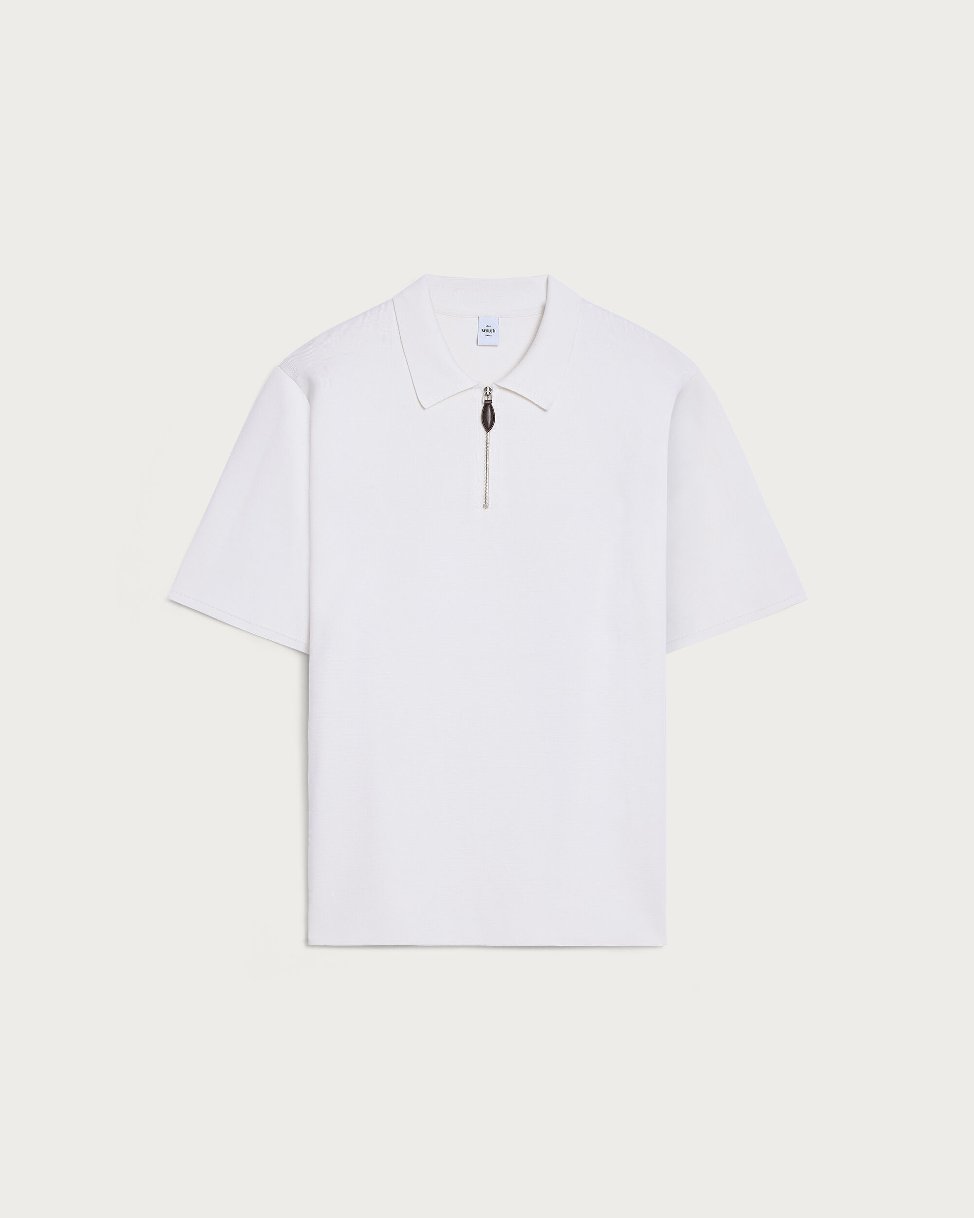 BERLUTI ベルルッティ ポロシャツ ホワイト　3xl R29KPS64-001_cotton-silk-