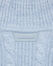 Cable Knit Vareuse with Leather Details, Periwinkle Blue, Image 2