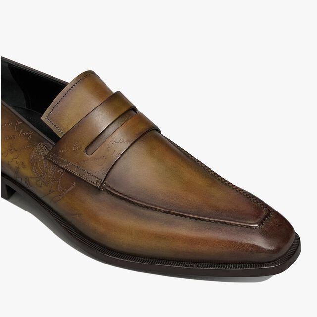 Andy Démesure Scritto Leather Loafer, ALEZAN, hi-res 6