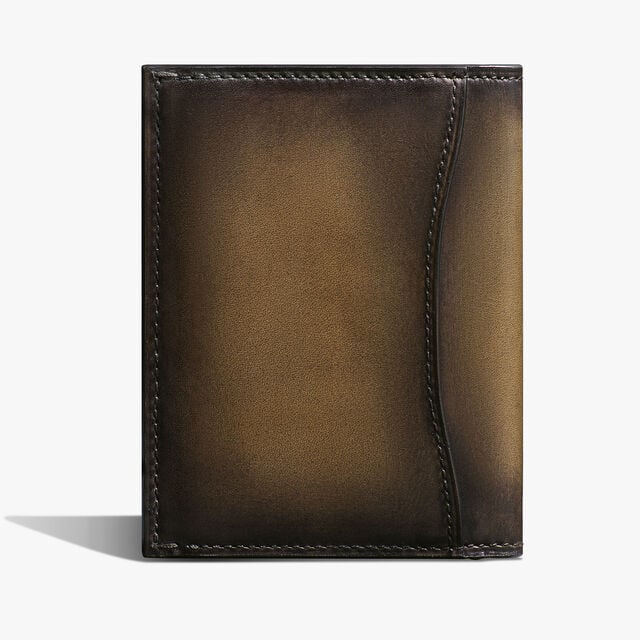 Jagua Leather Card Holder, NERO LEGNO, hi-res 2