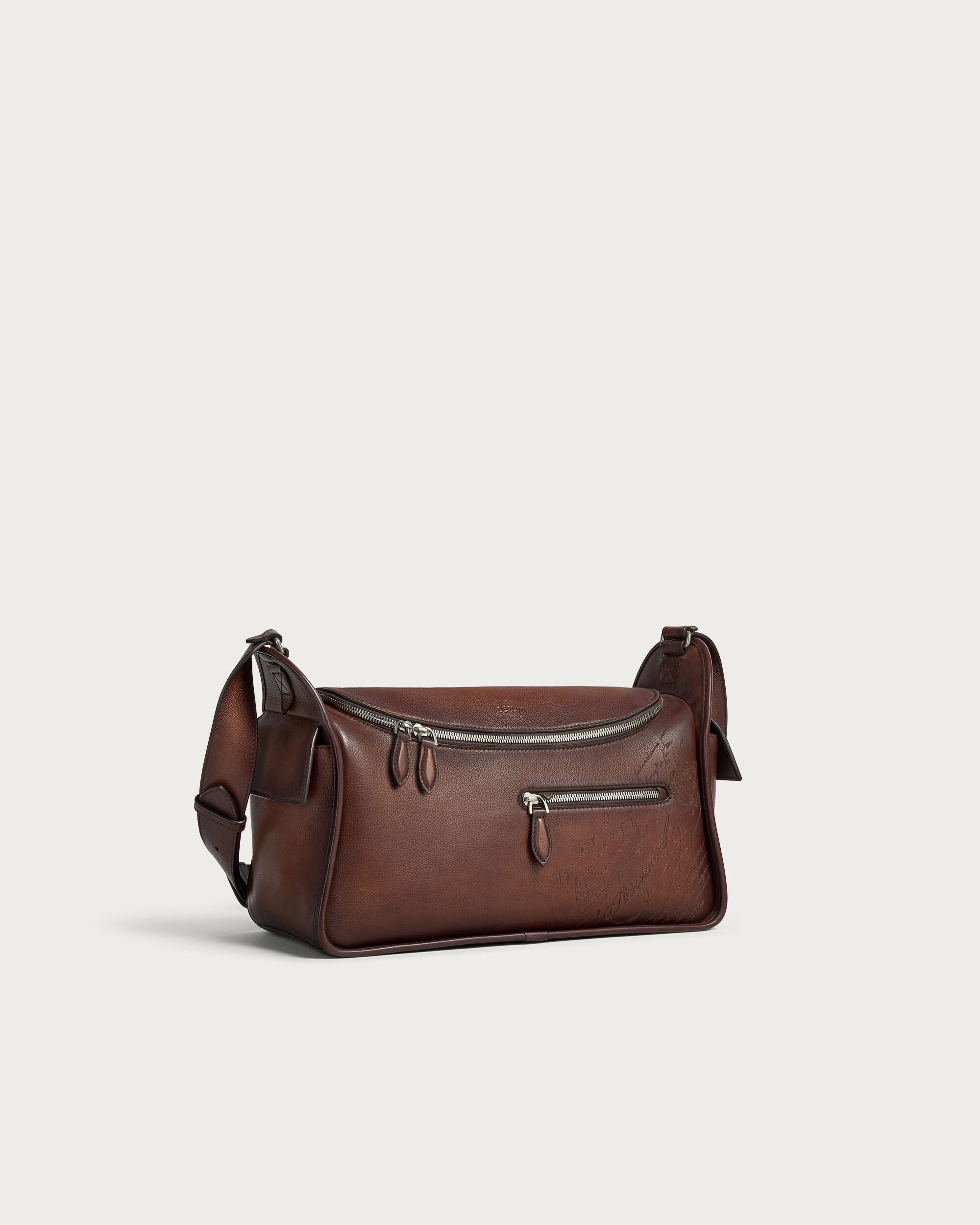 P&eacute;riple Barrel Bag Messenger, Soft Brown, hi-res