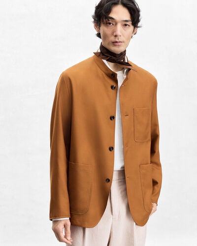 Light Cashmere Foresti&egrave;re Jacket, Tobacco, hi-res