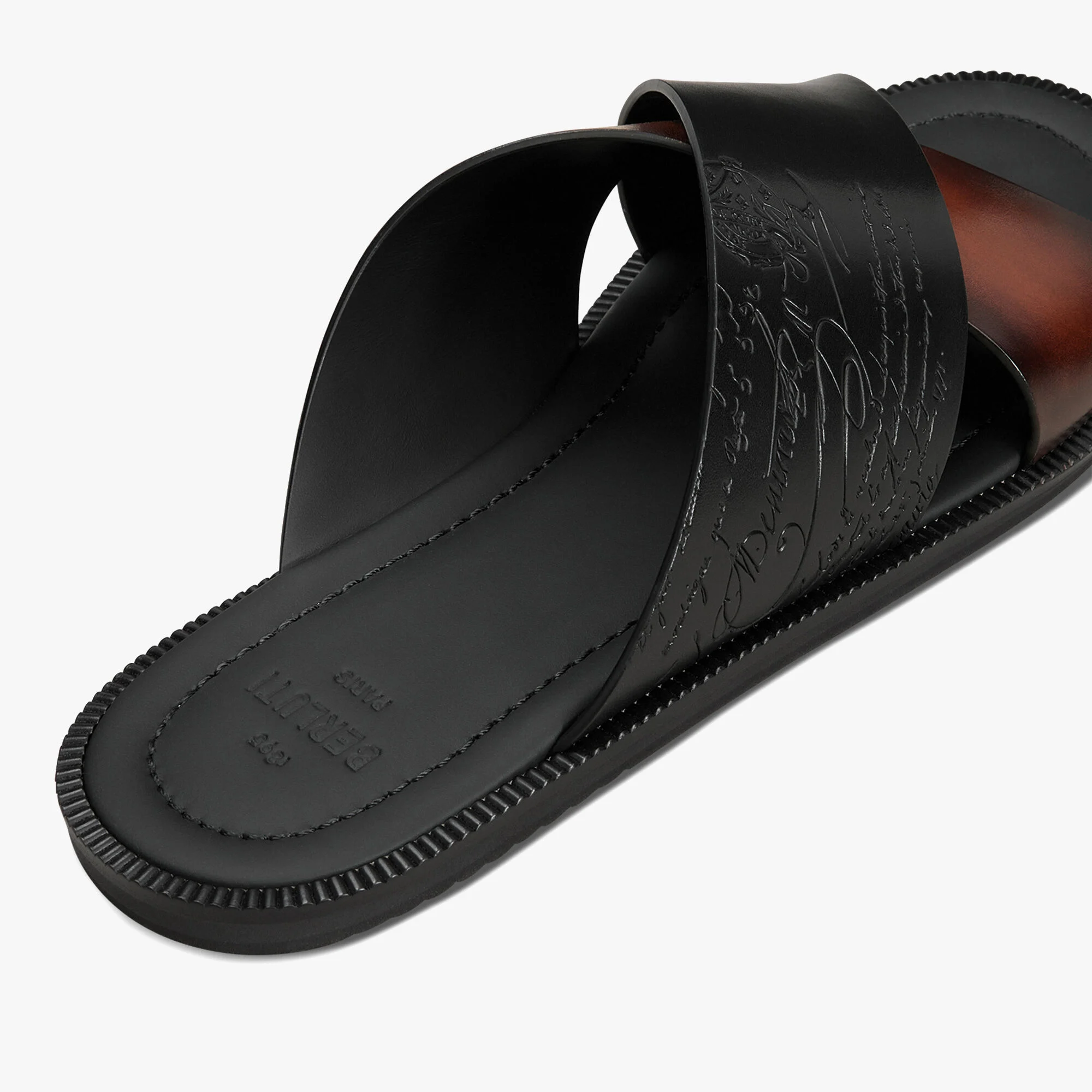 男女兼用 Sifnos Scritto Leather Sandal | Berluti SA 靴