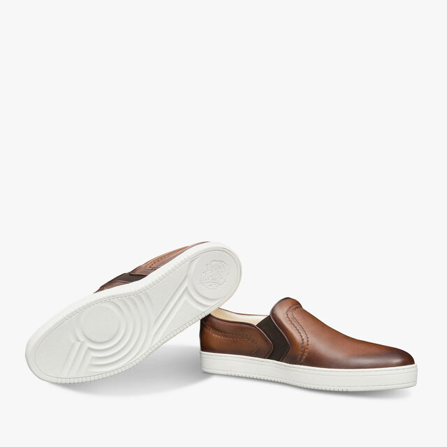 Playtime Scritto Leather Slip-On, CACAO INTENSO, hi-res 4