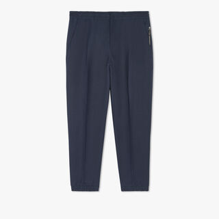 Linen Jogging Trousers, COLD NIGHT BLUE, hi-res