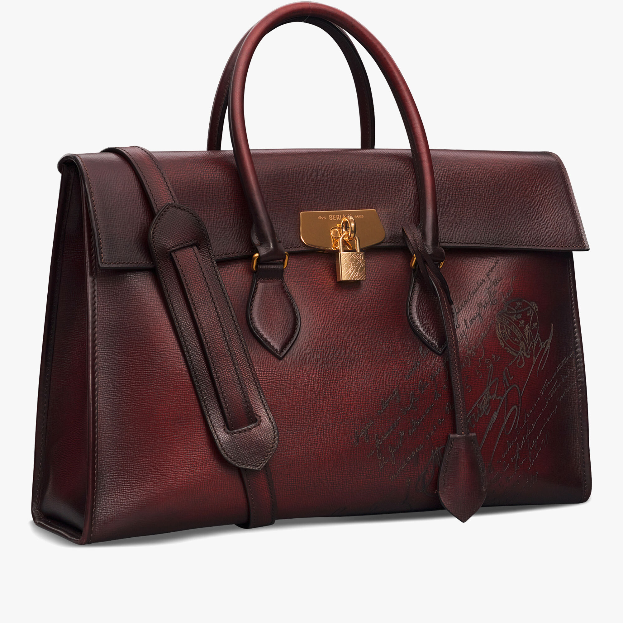 E'Mio Scritto Leather Briefcase | Berluti US
