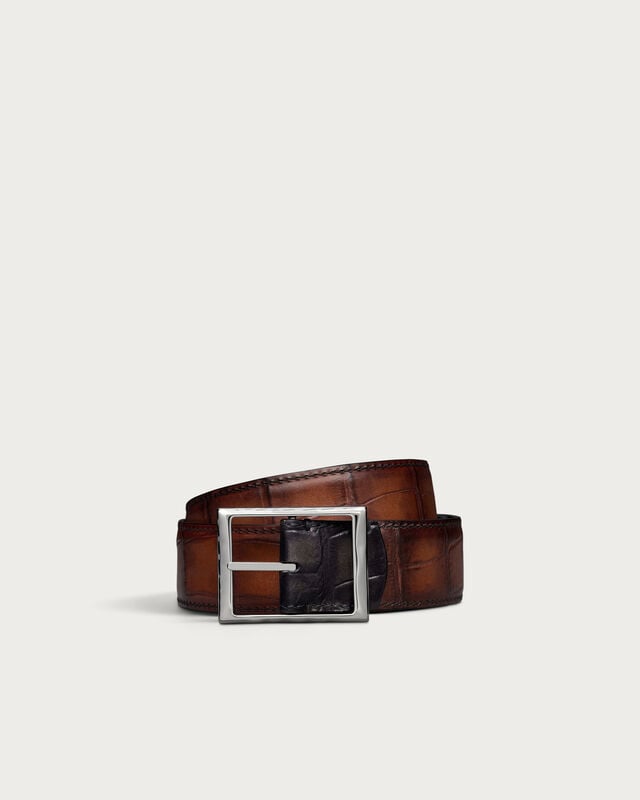 Classic Reversible Belt, Cacao Intenso & Nero Grigio, hi-res