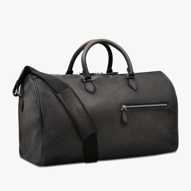 Jour Off MM Leather Travel Bag, NERO GRIGIO, hi-res 2