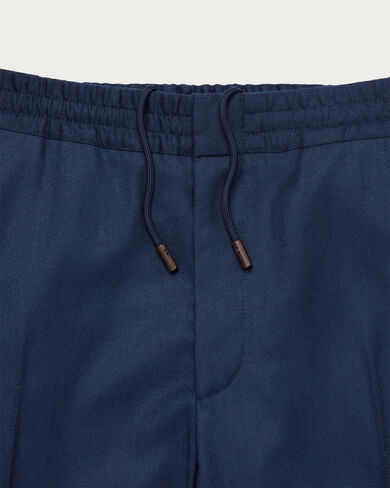 Fast Track Jogpants with Leather Zip-puller, Winter Blue & Valley Green, hi-res