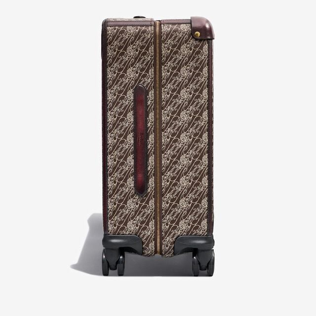 Formula 1005 Toile Marbeuf Rolling Suitcase, DARK BROWN + MADURO, hi-res 4