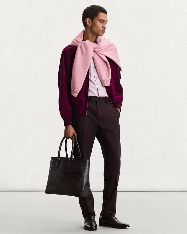 Scritto图纹短袖衬衫, Antique Rose, hi-res