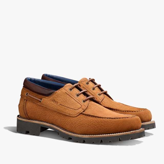 Derby Grand Chemin En Cuir Nubuck, WALNUT BROWN, hi-res 2