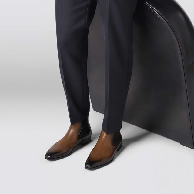 Démesure Flex Leather Boot, NERO LEGNO, hi-res 7