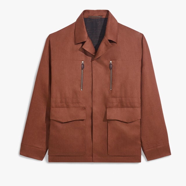 Summer Travel Field Jacket, RUSSET BROWN , hi-res 1