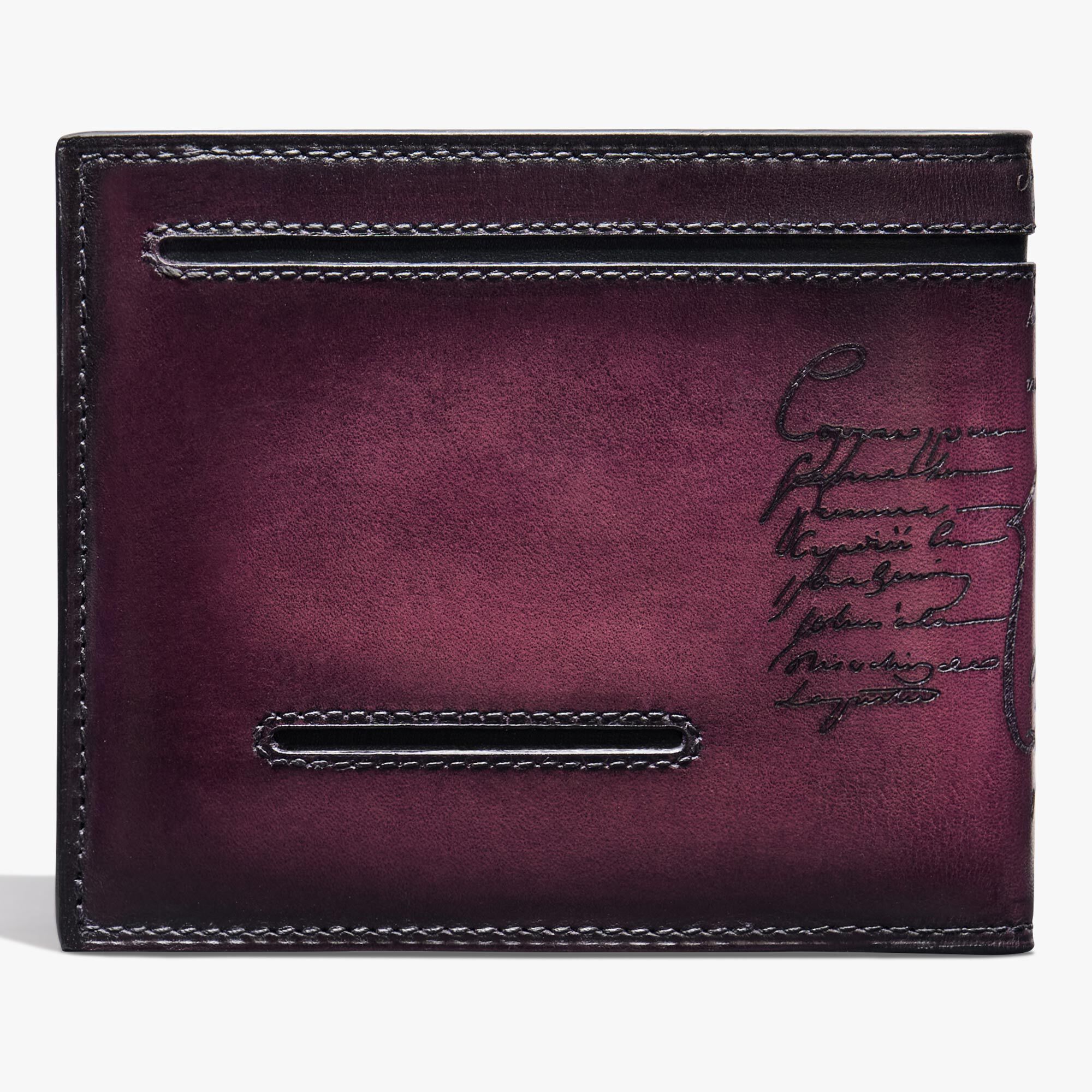 Berluti Scritto Leather Organizer Wallet