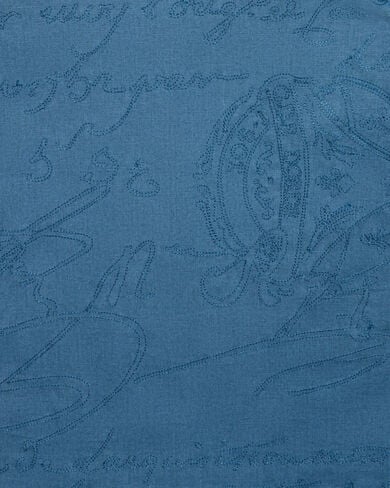 Scritto Embroidery Vareuse, Dim Blue, hi-res