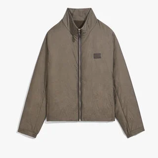 Nylon Scritto Blouson, SEPIA    , hi-res