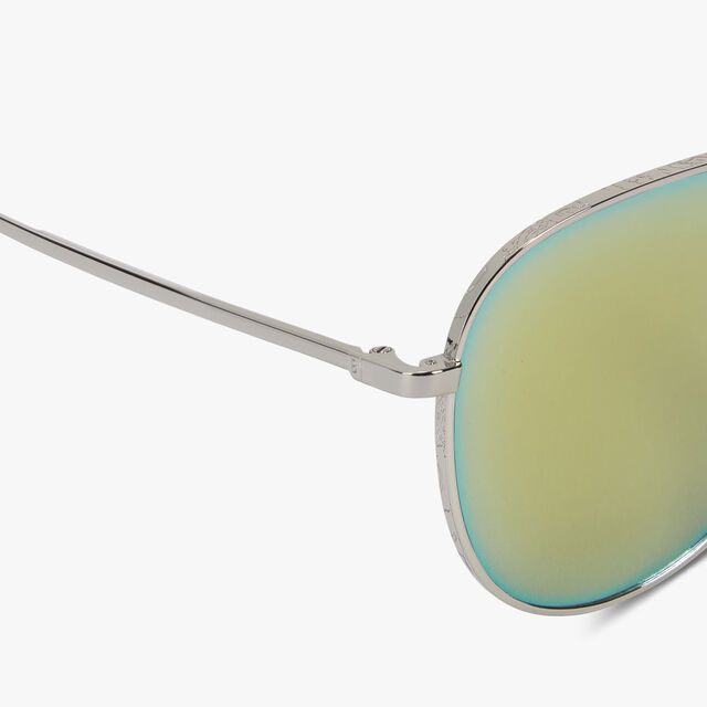 Glint Metal Sunglasses, SILVER + EXTRA GOLD, hi-res 3