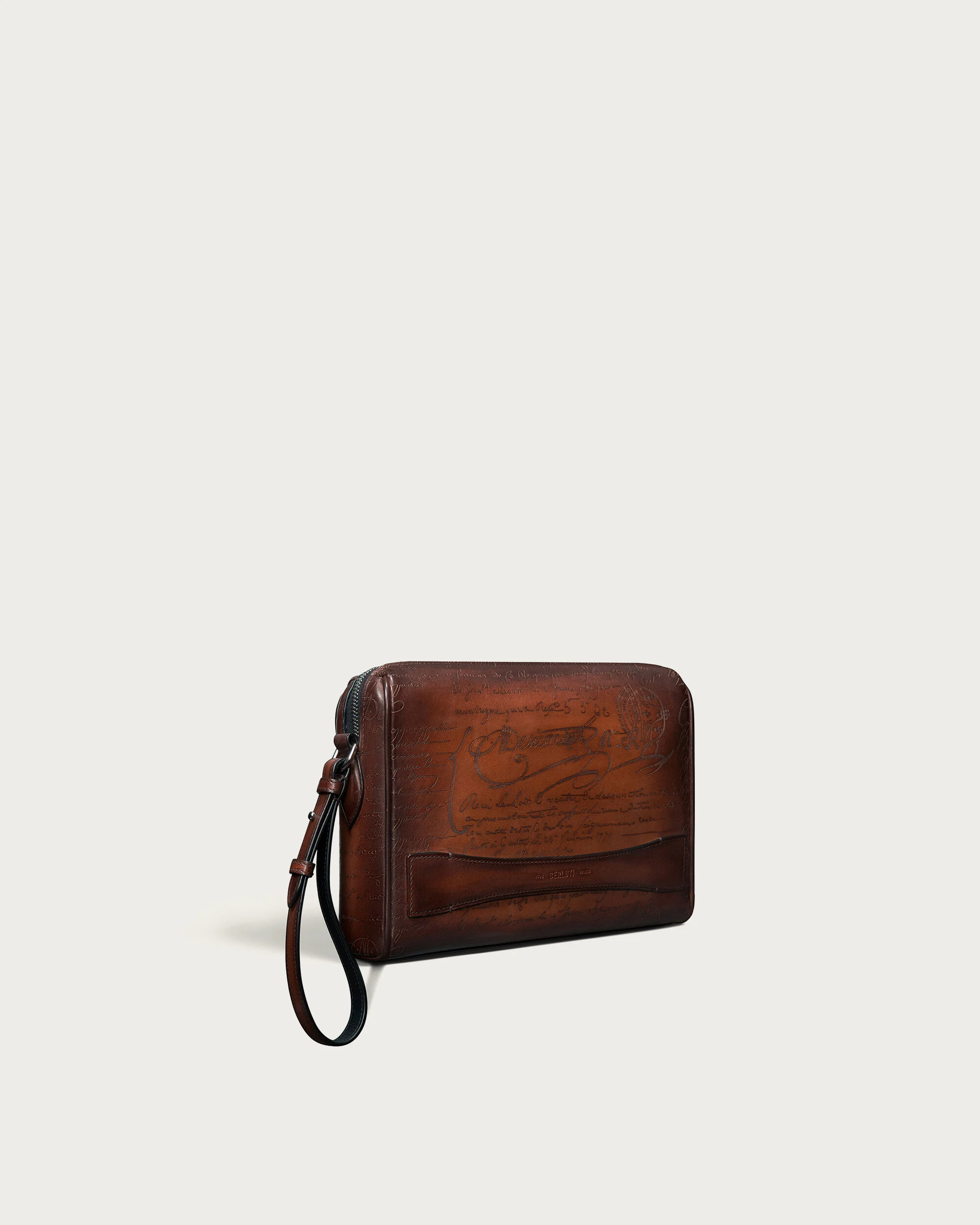 Rosewood Zipped Pouch, Cacao Intenso, hi-res