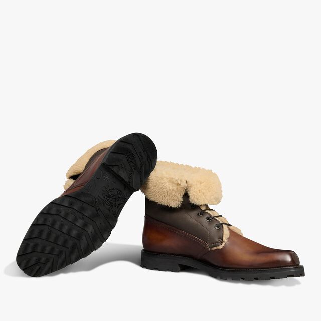 Ultima Shearling and Leather Boot, CACAO INTENSO, hi-res 5