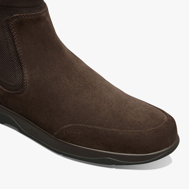 Echappée Suede Boot, DARK BROWN, hi-res 6