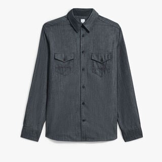 Cotton & Silk Denim Shirt Cotton & Silk Denim Shirt