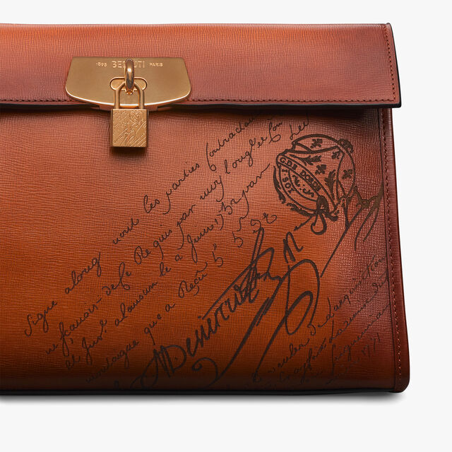 E'Mio Scritto Leather Messenger, FIAMMA, hi-res 5