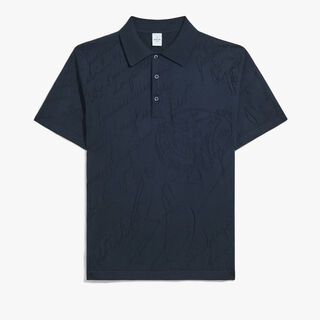 Diagonal Scritto Polo, COLD NIGHT BLUE, hi-res
