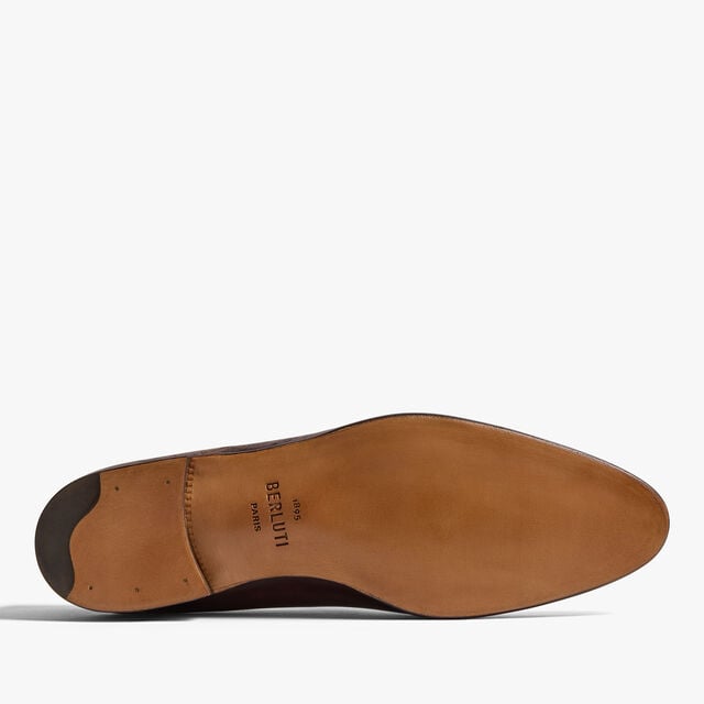 Cursive Galet Scritto Leather Loafer, TOBACCO BIS, hi-res 6
