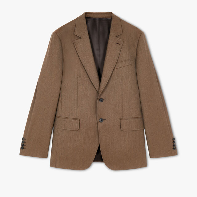Wool Lined Formal Jacket, CAMO GREEN, hi-res 1