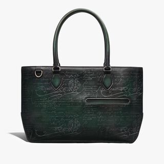 Toujours Mini Scritto Leather Tote Bag, OPUNTIA, hi-res