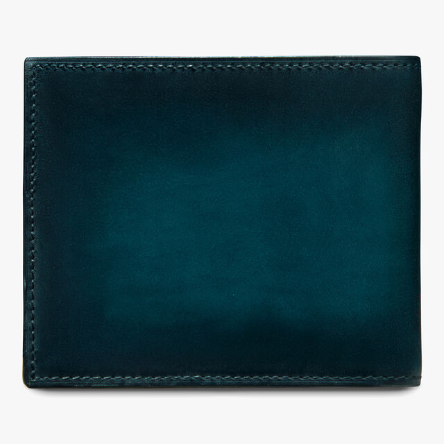 Makore Leather Wallet, STEEL BLUE, hi-res 2