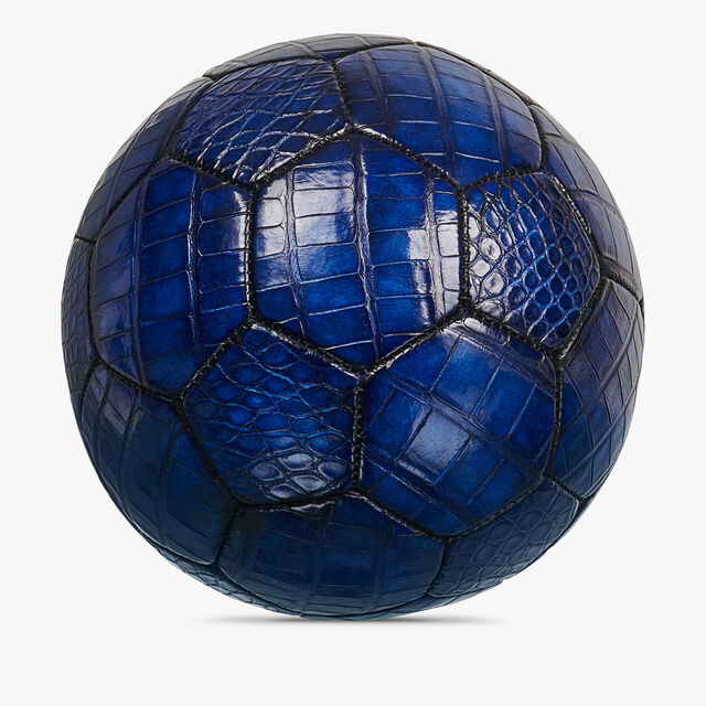 Leather soccer ball