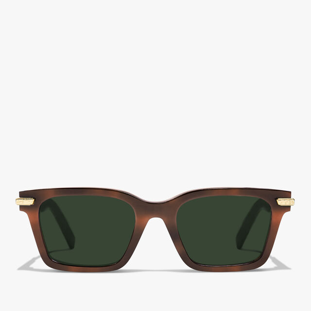 Radiant Acetate Sunglasses, CACAO + GREEN, hi-res 1