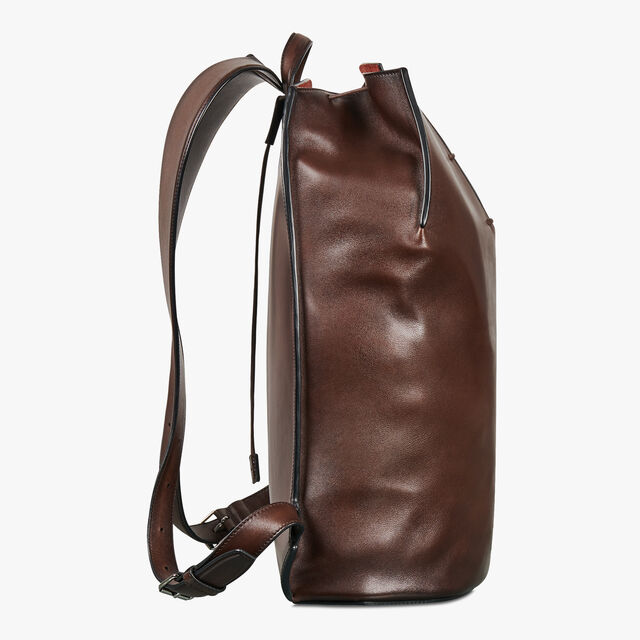 Alessandro Leather Backpack, BRUN, hi-res
