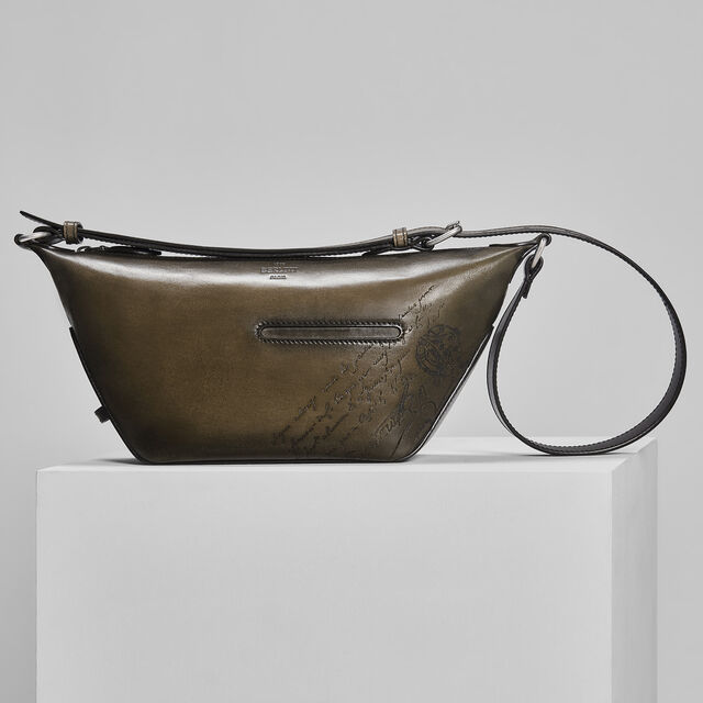 Toujours Soft Zipped Hobo Xs Scritto Leather Messenger