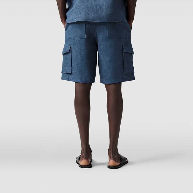 Short Cargo, BLEU DE SMALT, hi-res 3