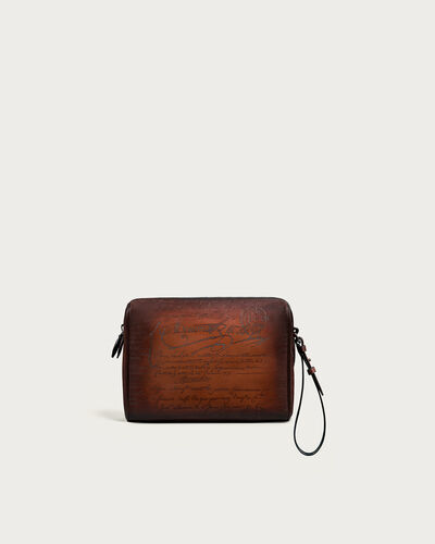 Rosewood Zipped Pouch, Cacao Intenso, hi-res