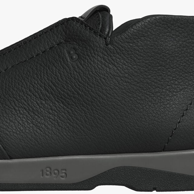 Echappee Soft Grained Calf Leather Slip-On, BLACK, hi-res 7