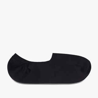 Cotton-Blend Ghost Socks, BLACK, hi-res