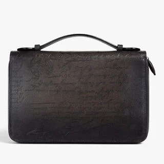 Pochette Zippée Itauba Wide Gradiant En Cuir Scritto Pochette Zippée Itauba Wide Gradiant En Cuir Scritto