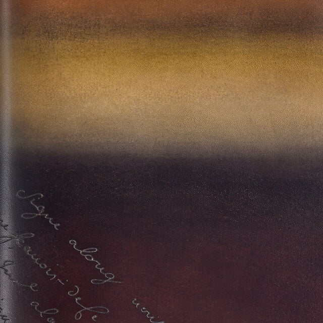 Itauba Scritto Leather Long Zipped Wallet, ECLISSI, hi-res 4